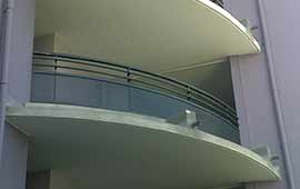 garde-corps en aluminium pour balcon