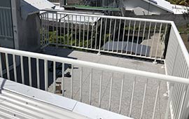garde-corps pour terrasse en aluminium