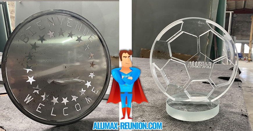 découpe verre et aluminium avec précision