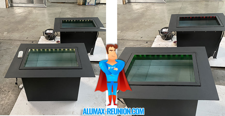 hublot carré avec light plaine des cafres